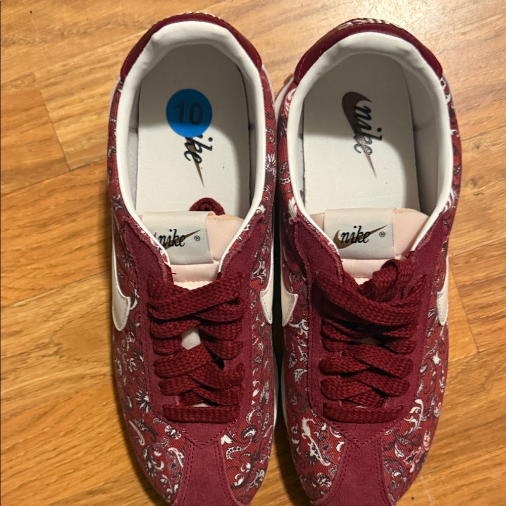 Nike Red and White Athletic Shoes - Picture 2 of 3
